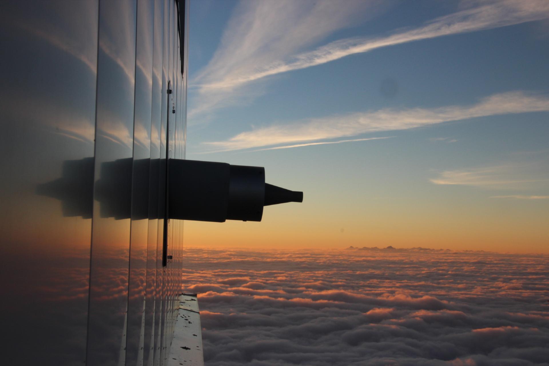 Entrée d'air d’une pompe à particules fines de l’observatoire du Pic du midi