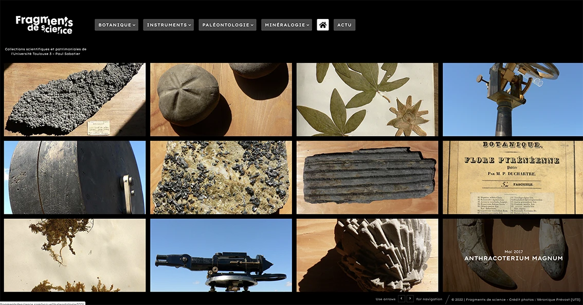 Site Fragments de Science